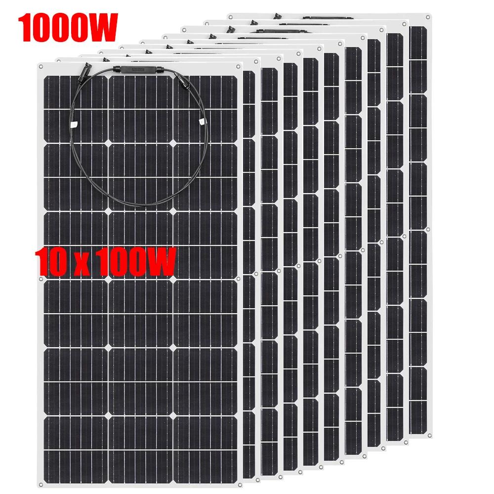 WUZECK Solar Panel  ¾  г , 100W  ¾  г, 200W, 300W, 400W-1000W , 12V ͸, RVs Ʈ Ȩ ī, 1-10 